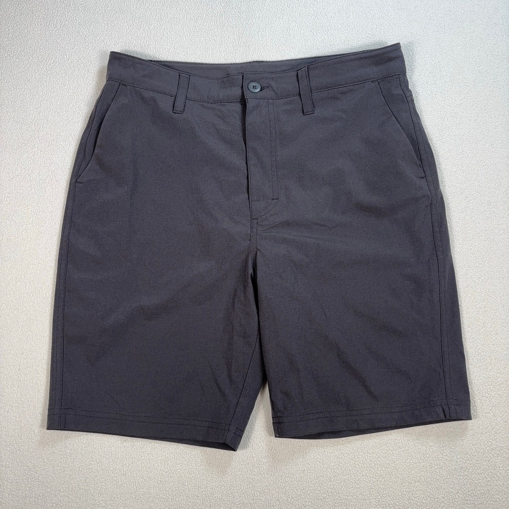 Saxx 7" Go To Town 2N1 Shorts Men's 30‎ Gray BallPark Lined Pouch Stretch Logo